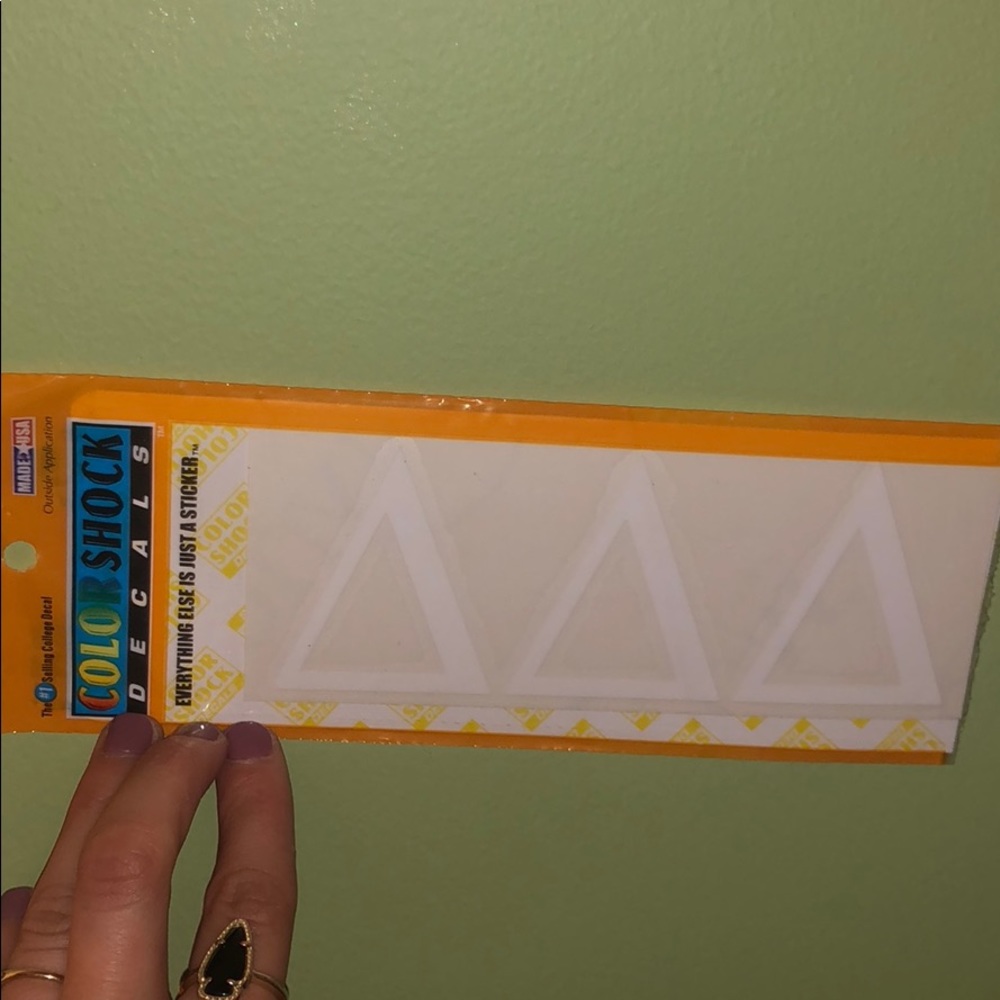 Merch bundle with Tri Delta sorority V neck